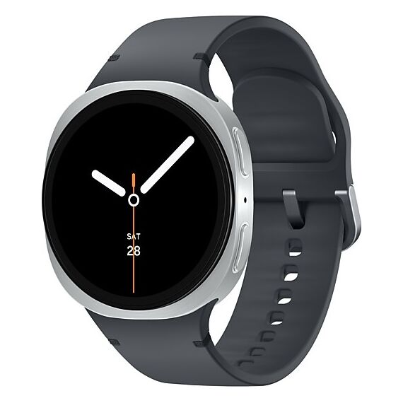 Galaxy Watch8 | 44 мм | 4G LTE | Silver | Sport/Graphite | S/M, Размер ремешка : S/M, Тип ремешка : Sport, Размер корпуса : 44 мм, Подключение часов : Bluetooth / Wi-Fi + 4G LTE, Цвет ремешка: Graphite, Цвет: Silver